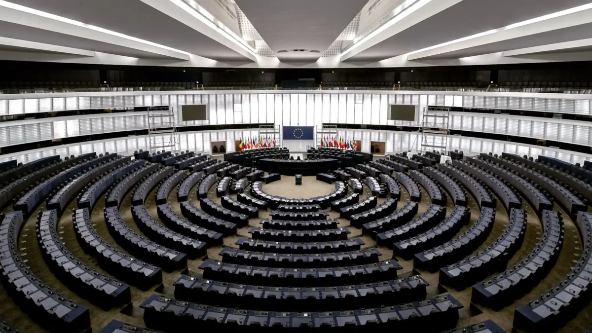 Parlamento Europeo, interior, Estrasburgo.
