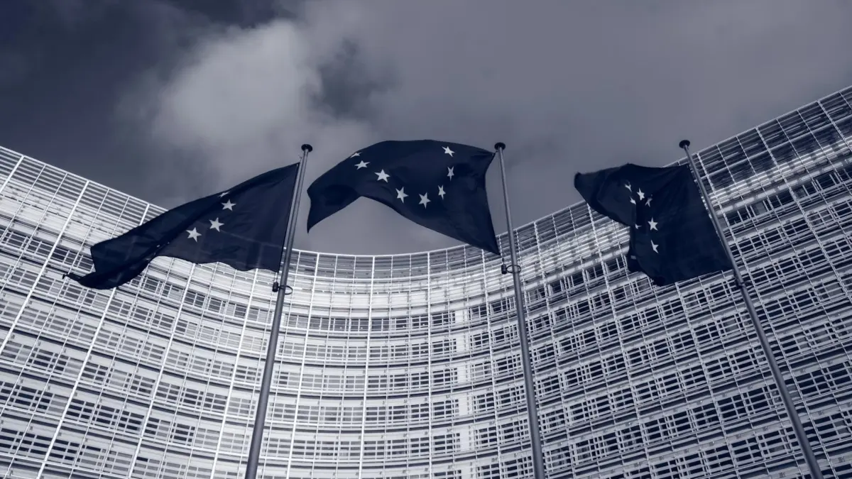 Unión Europea, Bruselas, blaco y negro.