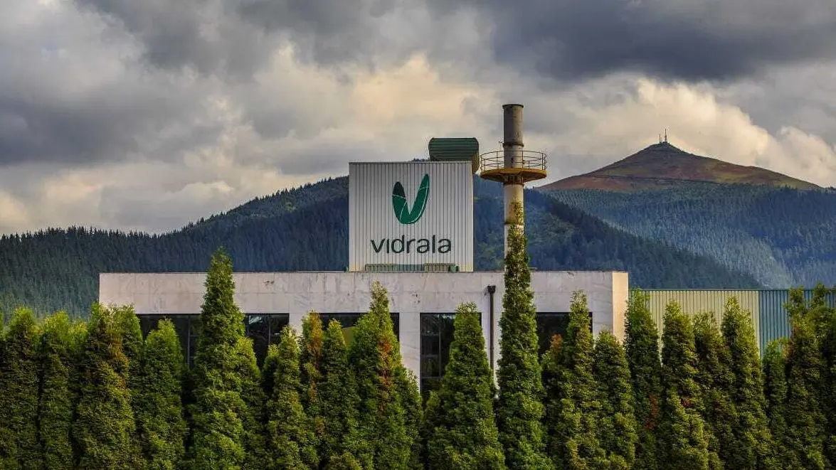 Vista de la sede de Vidrala en LLodio (Álava)