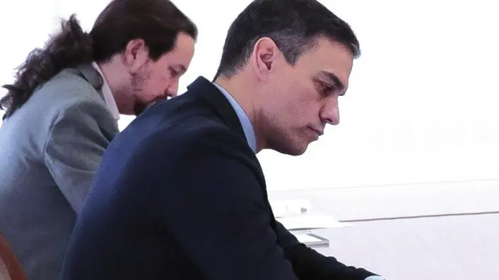 Pedro Sanchez y Pablo Iglesias