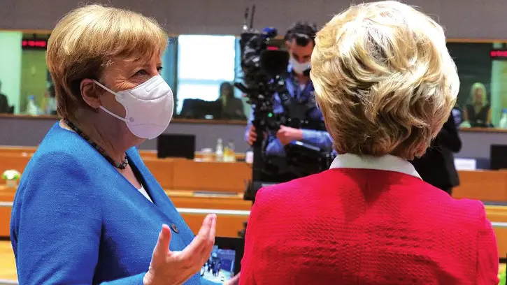Angela Merkel y Ursula von der Leyen