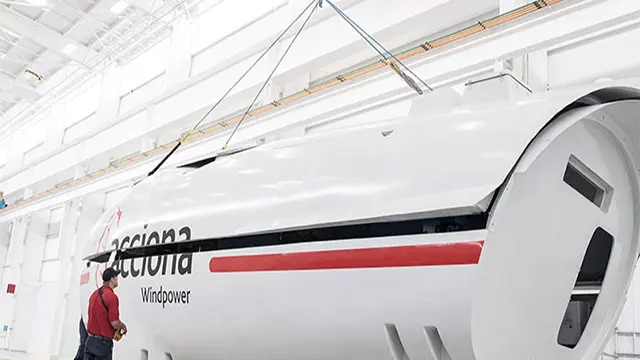 Turbina fabricada por Acciona Energía