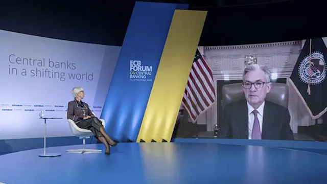 Los presidentes del los bancos centrales de Europa y EEUU