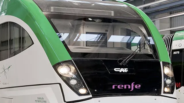 Tranvía fabricado por CAf para la Junta de Andalucía