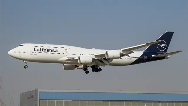 Avión de Lufthansa