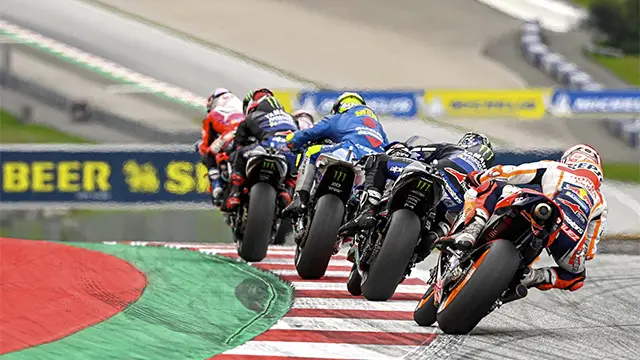 Carrera de Moto GP