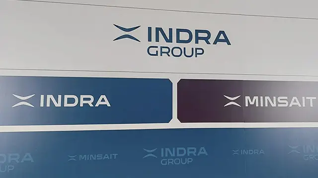 Nuevo logo de Indra (2024)