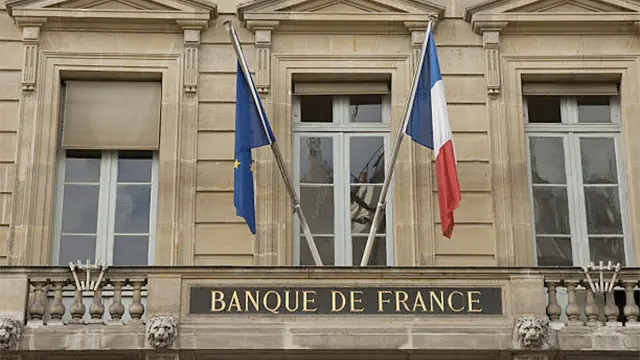 Fachada del Banco de Francia en París