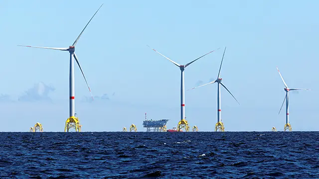 Parque eólico de Wikinger en el Mar Báltico