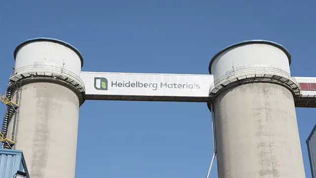 Fábrica de la cementera alremana Heidelberg