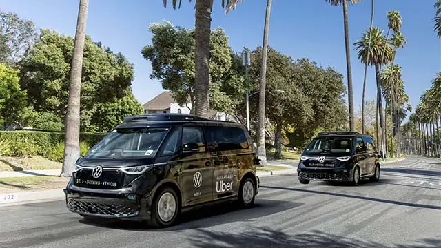 Los robotaxis de Uber operan por ahora en EEUU y Oriente Medio