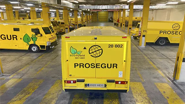 Furgón blindado de Prosegur Cash