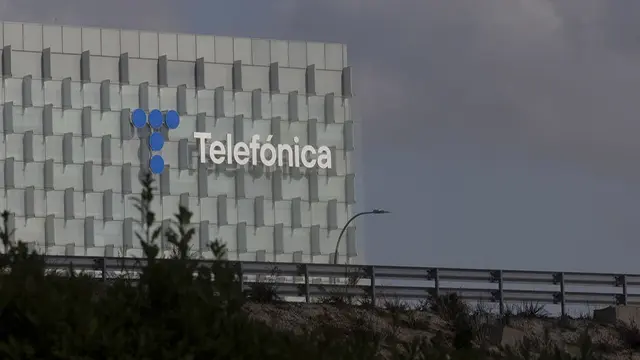 Perspectiva de la sede de Telefónica en Las Tablas (Madrid)