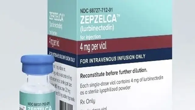 Lurbinectedina, tratamiento de mantenimiento en primera línea para pacientes adultos con cáncer de pulmón de célula pequeña