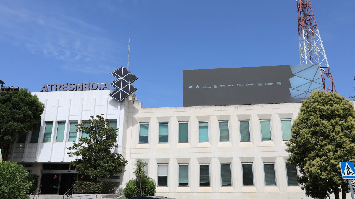 Fachada de la sede de Atresmedia en Madrid
