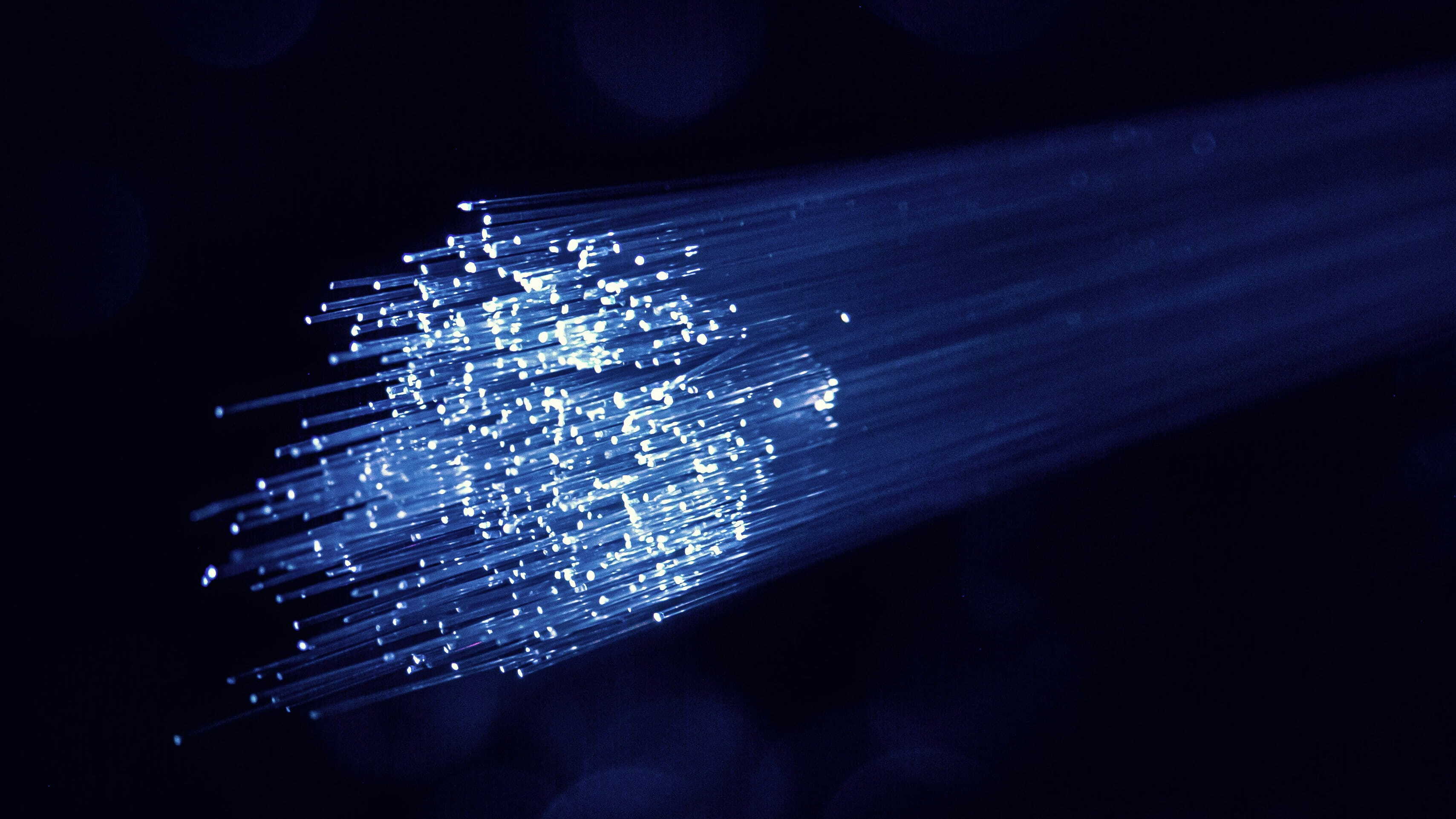 red de fibra óptica