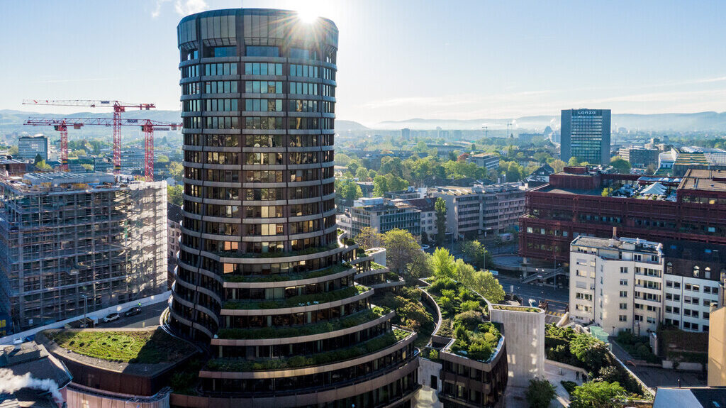 Torre del Financial Stability Institute (BIS), Instituo de Estabilidad Financia, en Basilea (Suiza)
