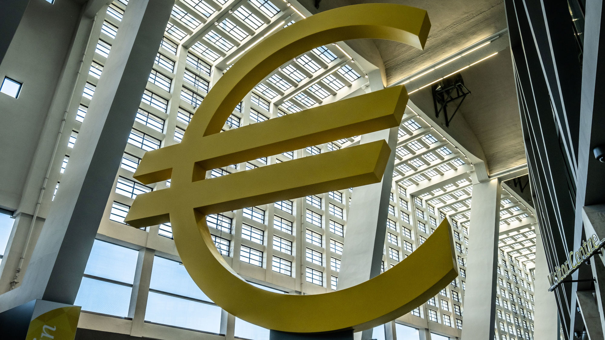 Photo of the European Central Bank  (ECB) Main buildung in Frankfurt, Germany