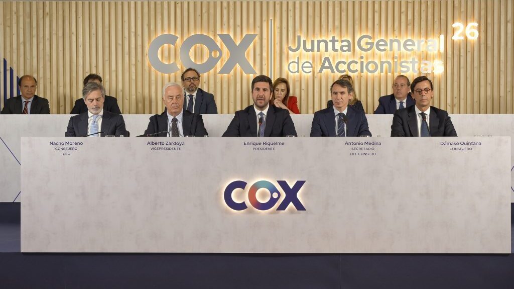 Cox, junta de accionistas 2026