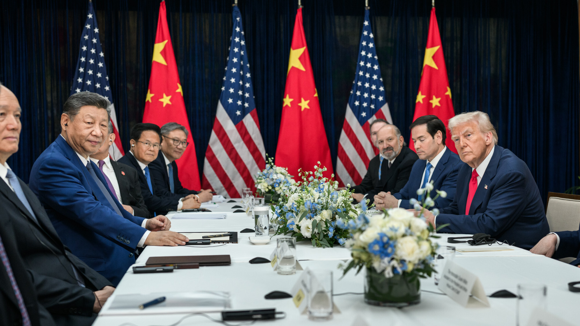 Donald trump y Xi Jinping, encuentro bilateral.