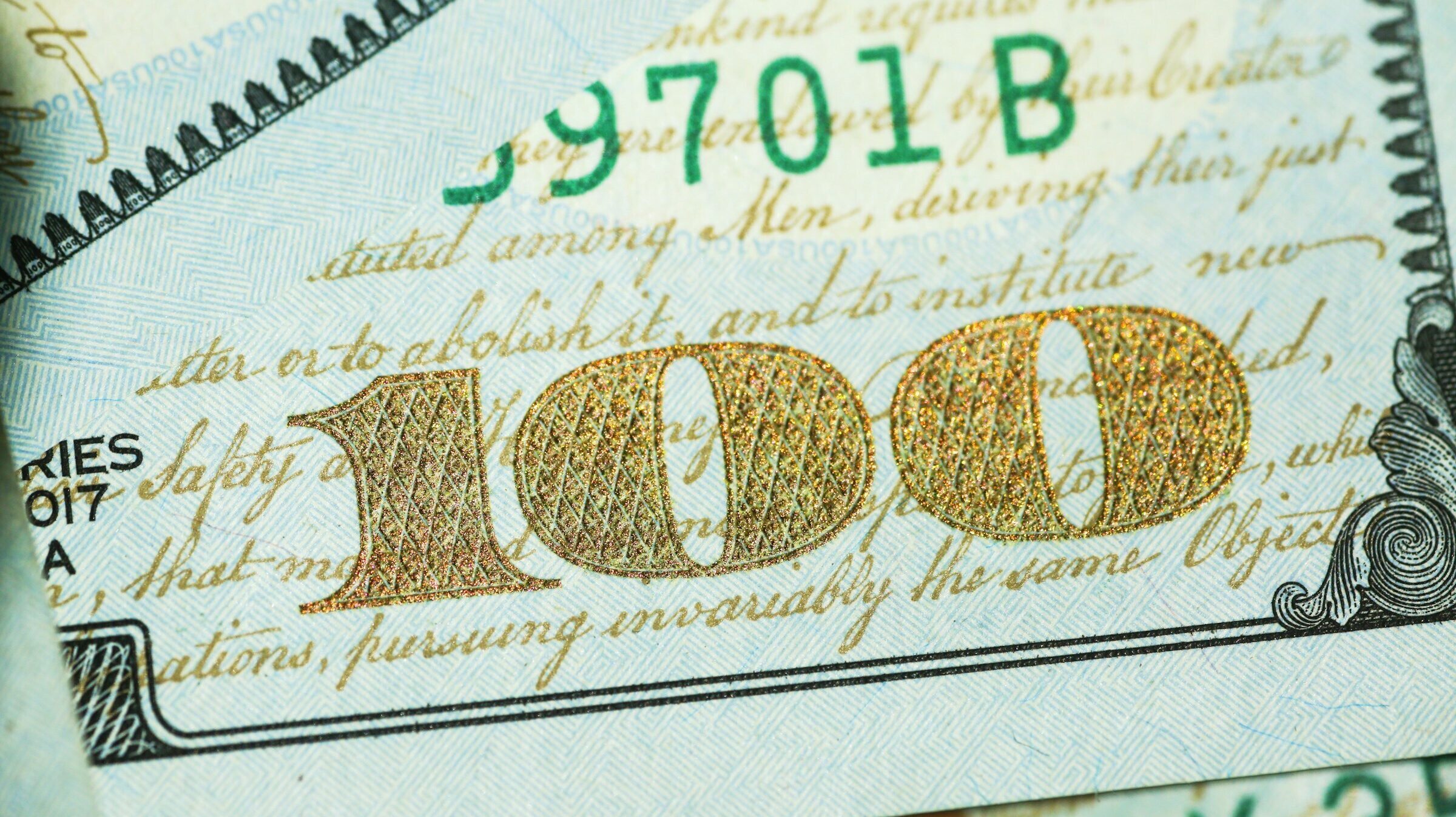 Billete de cien dólares