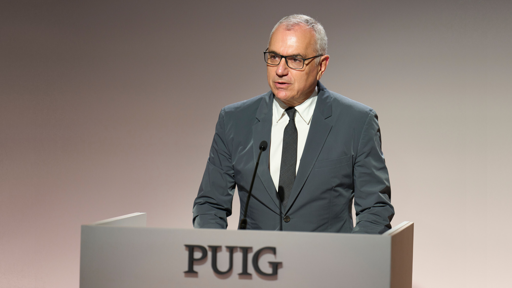 Marc Puig, Presidente Ejecutivo de Puig, durante la Junta General de Accionistas de 2025