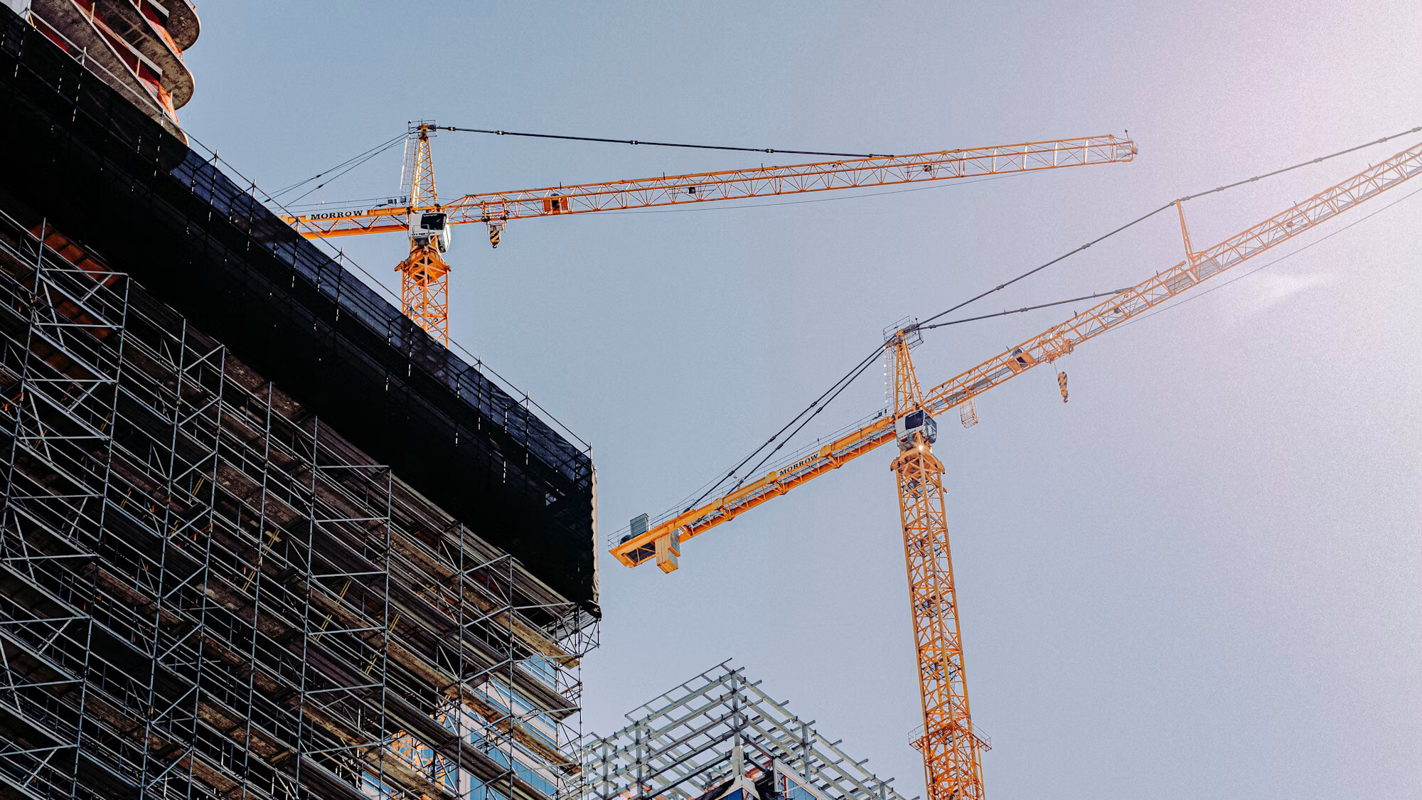 Viviendas en construcción.
