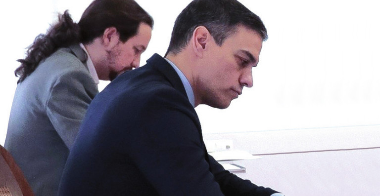 Pedro Sanchez y Pablo Iglesias