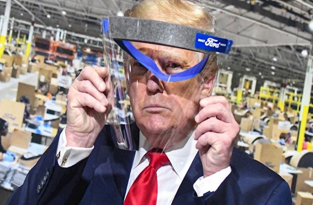 Trump pantalla