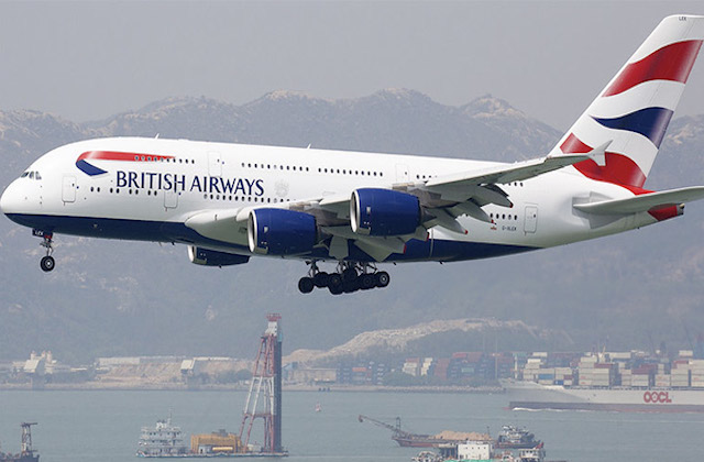 Avión de British Airways