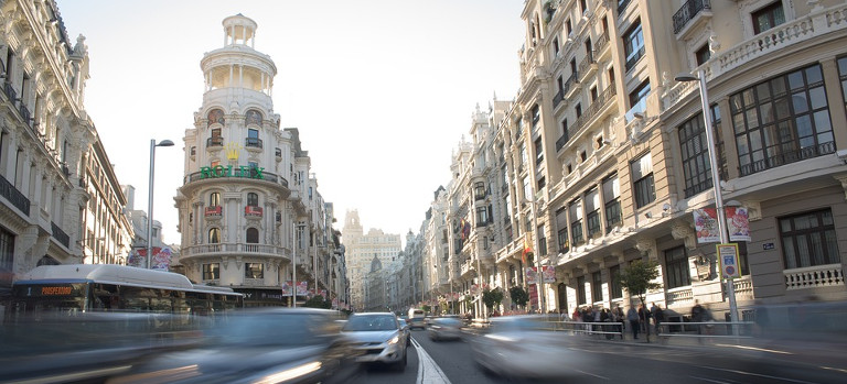 Gran Vía, Madrid, España