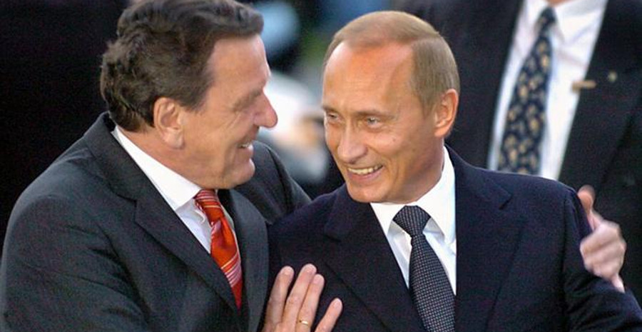 Schröder y Putin