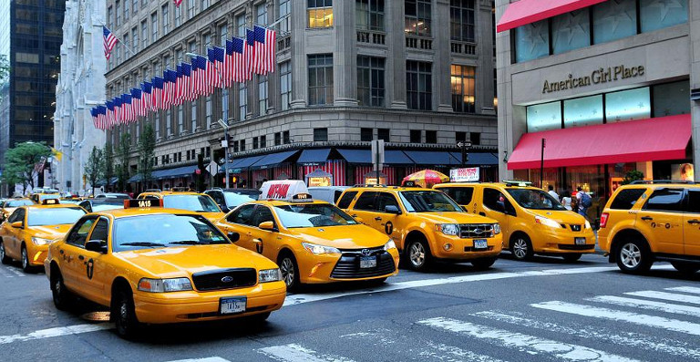 EEUU, Taxis en New York