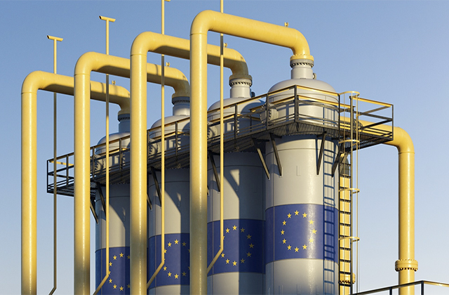 Reservas de gas en la UE