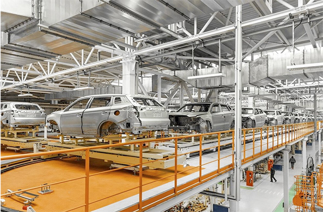 Cadena de producción de coches