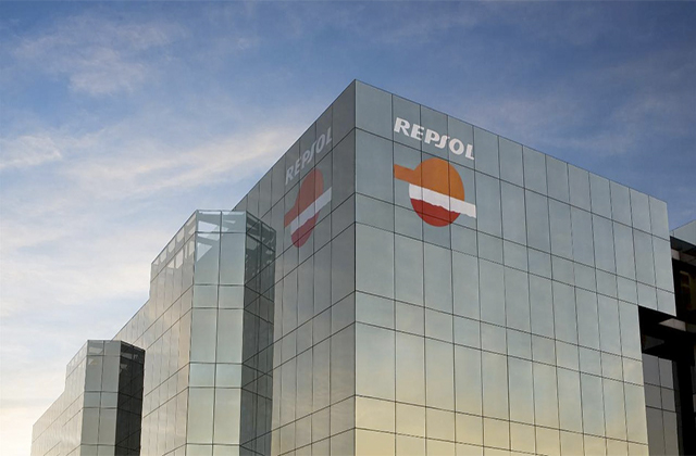 Detalle de la sede de Repsol