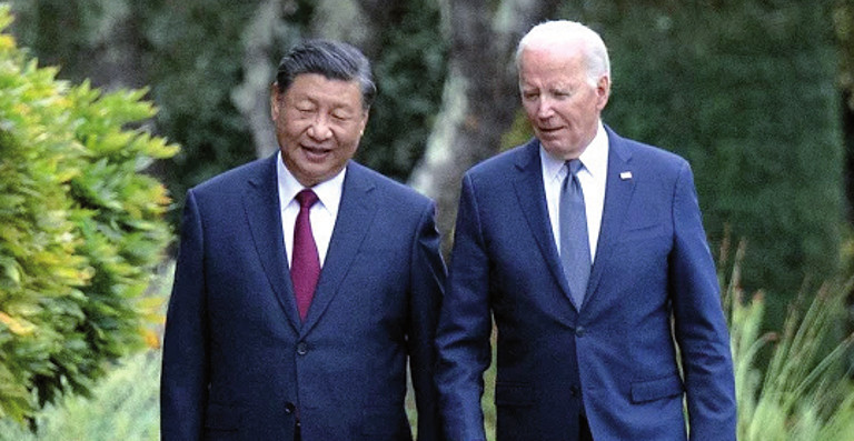 Xi Jinping y Joe Biden