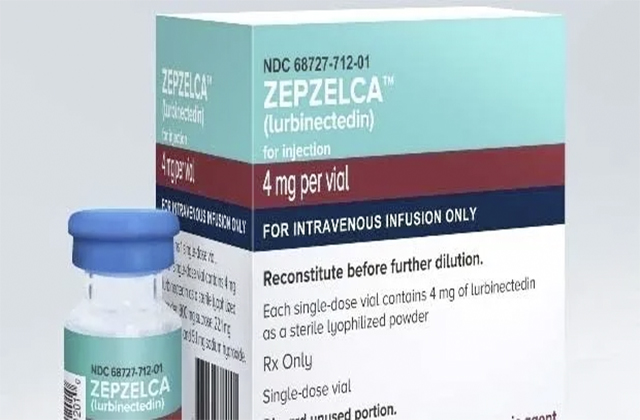 Lurbinectedina, tratamiento de mantenimiento en primera línea para pacientes adultos con cáncer de pulmón de célula pequeña