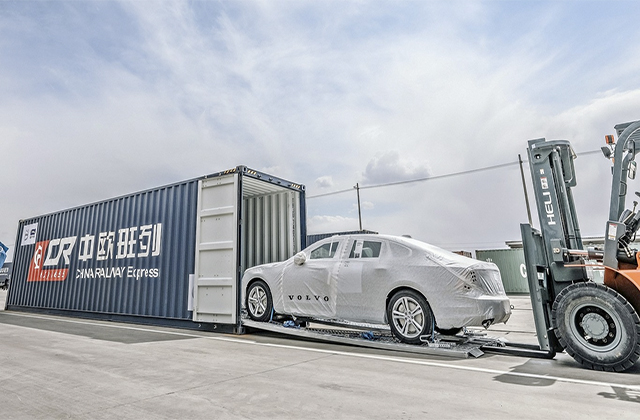 Exportaciones de automóviles y componentes desde China a Europa
